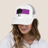 donkere boom trucker pet (In situ)