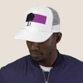 donkere boom trucker pet (In situ)