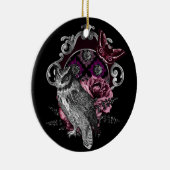 Donkere boomvlieg en drijvers - Gotisch Keramisch Ornament (Rechts)