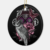 Donkere boomvlieg en drijvers - Gotisch Keramisch Ornament (Links)