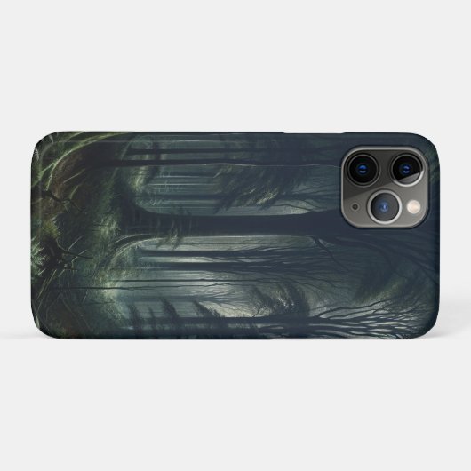 Donkere bos bij schemering Case-Mate iPhone case (Achterkant (horizontaal))