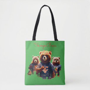 Donkere bos Chicago Bears Mascotte – Kwaadaardig A Tote Bag