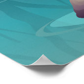 Donkere bosbomen en streaming Poster (Hoek)