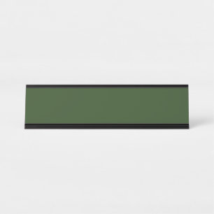Donkere bosgroene Desk Name Bord Bureau Naambordje