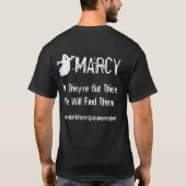 Donkere bossen Paranormal MARCY T-shirt (Achterkant)