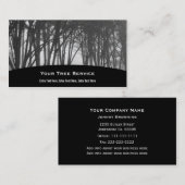 Donkere Bossen Tree Service Visitekaartje (Voorkant / Achterkant)