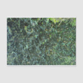 Donkere botanische groen bloemenachtergrond tissuepapier (Voorkant)