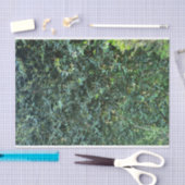 Donkere botanische groen bloemenachtergrond tissuepapier (Craft)