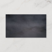 Donkere botanische groen rustieke escort kaart plaatskaartje (Achterkant)