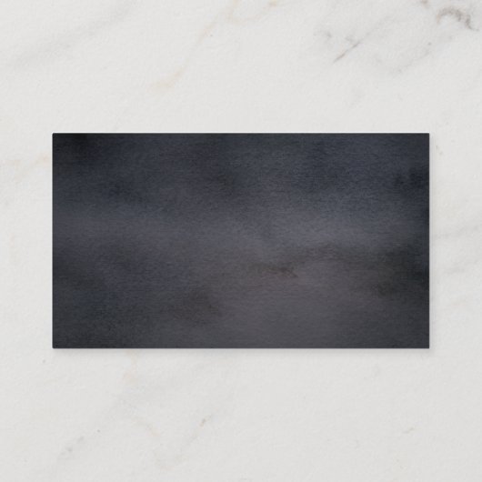 Donkere botanische groen rustieke escort kaart plaatskaartje (Achterkant)