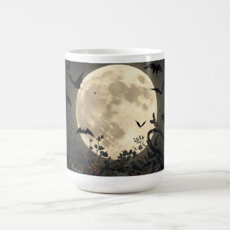Donkere Botanische Halloween Mok | Gotische Bloeme