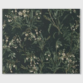 Donkere botanische inpakpapier (Vlak)