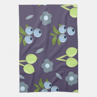 Donkere Botanische Keukenhanddoek