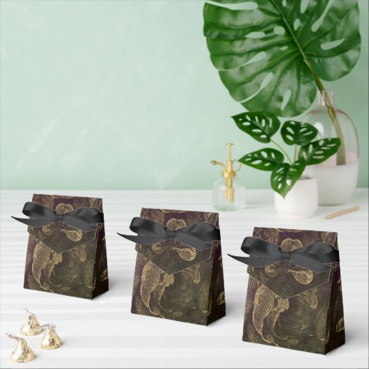 Donkere Boudoir Bedankdoosjes (Meervoudige)