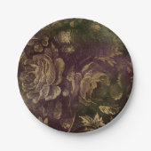 Donkere Boudoir Papieren Bordje (Voorkant)