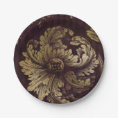 Donkere Boudoir Papieren Bordje (Voorkant)