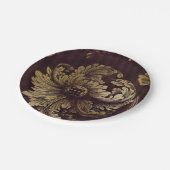 Donkere Boudoir Papieren Bordje (Gekanteld)