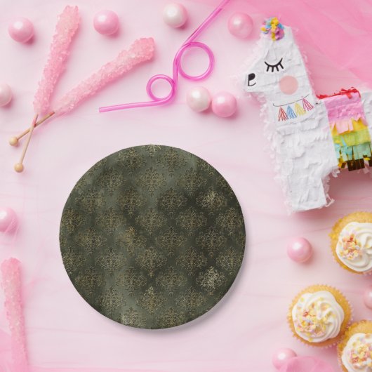 Donkere Boudoir Papieren Bordje (Feest)