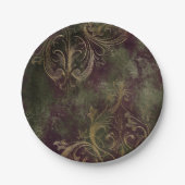 Donkere Boudoir Papieren Bordje (Voorkant)