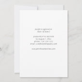 Donkere Bourgogne & Blush Pink Floral Vrijgezellen Kaart (Achterkant)