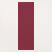 Donkere Bourgogne en goudgelige Yoga Mat (Achterkant)