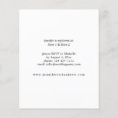 Donkere Bourgogne en roze Vrijgezellenfeest Flyer (Achterkant)