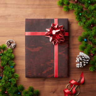 Donkere Bourgogne Rood Marmer Textuur Cadeaupapier