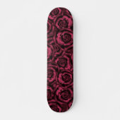 Donkere Bourgogne rozen. Persoonlijk Skateboard (Voorkant)