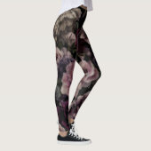 Donkere Bourgogne  tuin Leggings (Rechts)