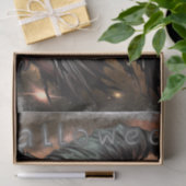 Donkere boze heks tissuepapier (Geschenk)