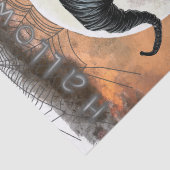 Donkere boze heks tissuepapier (Detail)