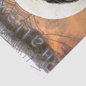 Donkere boze heks tissuepapier (Detail)