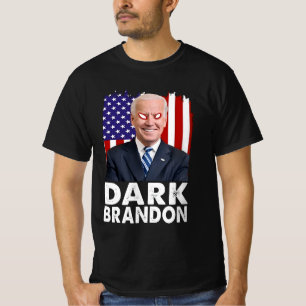 Donkere branding grappig t-shirt