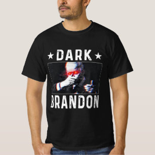 Donkere brandkunst t-shirt