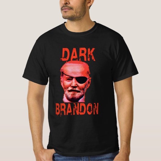 Donkere brandon art retro t-shirt (Voorkant)