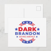 Donkere Brandon Briefkaart (Voorkant / Achterkant)