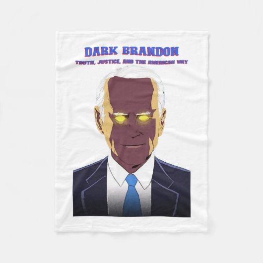 Donkere Brandon Fleece Deken (Voorkant)