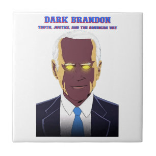 Donkere Brandon Tegeltje