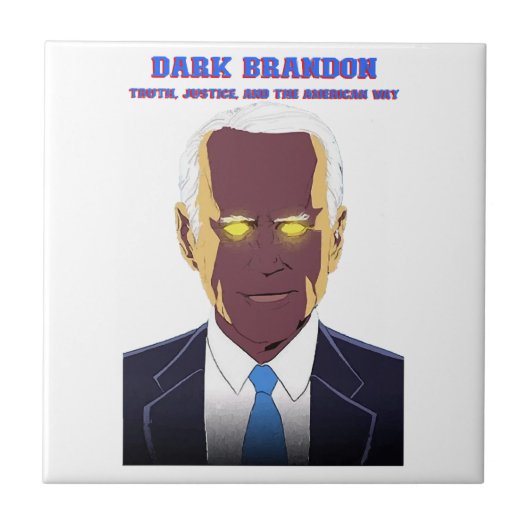 Donkere Brandon Tegeltje (Voorkant)