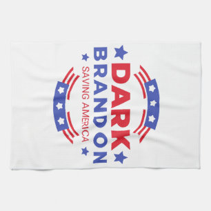 Donkere Brandon Theedoek