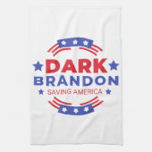 Donkere Brandon Theedoek (Verticaal)