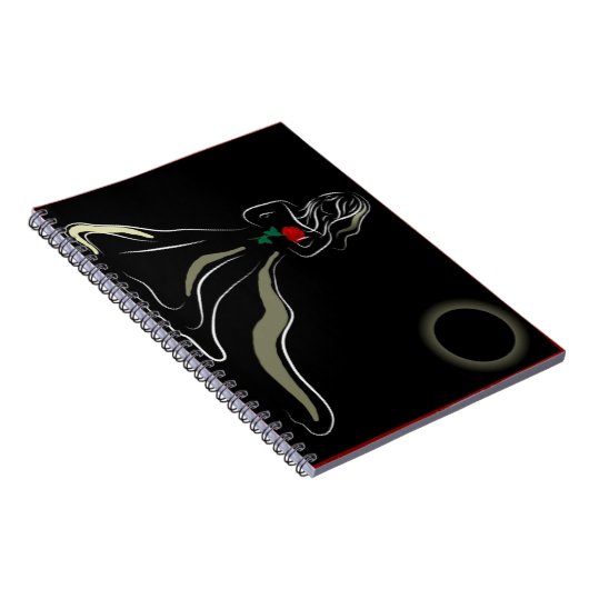 Donkere bride notitieboek (Rechterzijde)