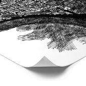 Donkere Bridge afdrukken door Jred Poster (Hoek)