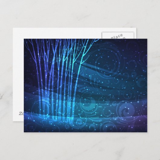 donkere briefkaart (Voorkant / Achterkant)