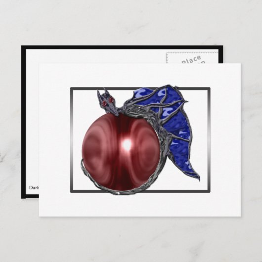 Donkere Briefkaart (Voorkant / Achterkant)