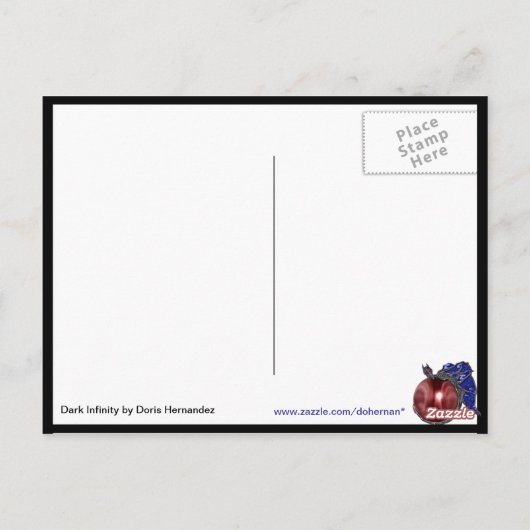 Donkere Briefkaart (Achterkant)