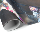 Donkere bruine Arabische paarden met een bril Cadeaupapier (Rol Hoek)