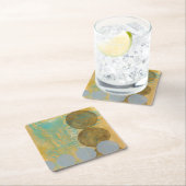 Donkere bruine en grijze cirkels met cijfers kartonnen onderzetters (Insitu)