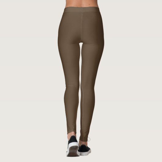 Donkere bruine Leggings (Achterkant)