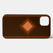 Donkere Bruinen  Case-Mate iPhone Case (Achterkant (horizontaal))